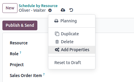 Creating a new property field in Planning.