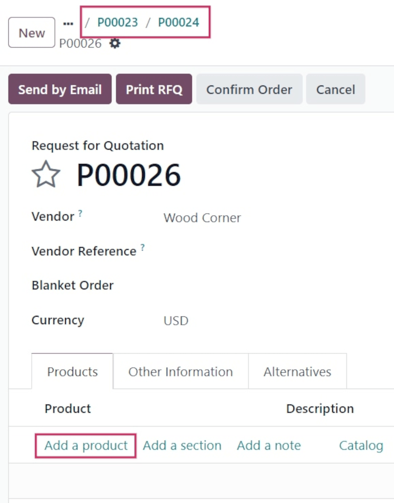 Call for tenders — Odoo 18.0 documentation