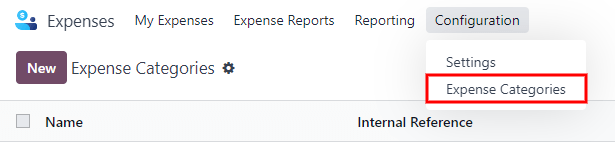 Set expense costs on products.