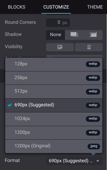 automated image compression