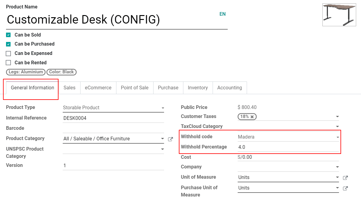 Detraction fields on products.