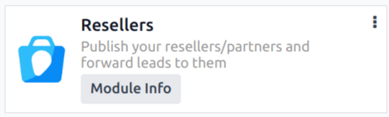 The resellers module in Odoo.